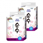 [회원특가] 100%천연 순수 25m 3겹30롤 화장지