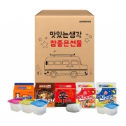 [회원특가] 삼양 용기망 선물세트 (라면+용기+망)