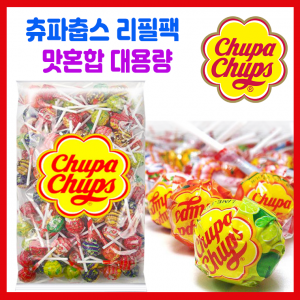 [회원특가] 츄파춥스 리필팩 대용량 막대사탕 120개