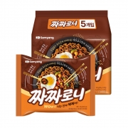 [회원특가] 삼양 짜짜로니 멀티 5입 봉지라면