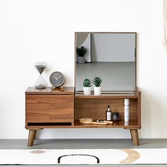 [단독특가] 동서가구 레안 좌식 거울 화장대 서랍 시리즈 4종 모음