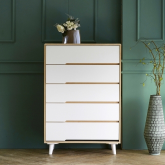 동서가구 칸델 800 5단 서랍장