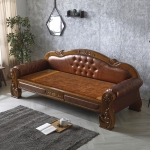 [단독특가]동서가구 비엘 소나무 원목 흙소파  (황토볼보료/흙판보료)