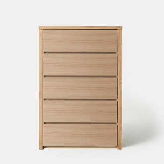 [소티디자인] 딥와이드2 광폭 5단 서랍장 870