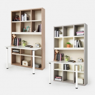 [소티디자인] 리브로 1200 전면 책상세트 - 2color