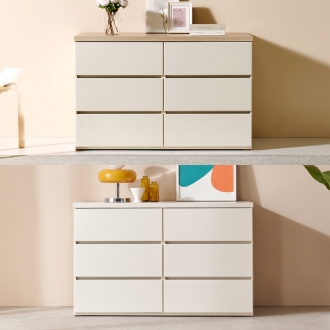 [소티디자인] 디프2 속깊은 서랍장 1200 - 2color
