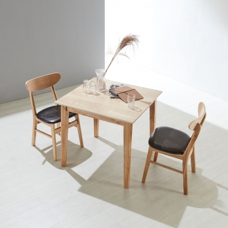[소티디자인] 디아모 원목 2인 식탁세트