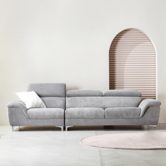 ★1조한정★동서가구 카일리 4인 아쿠아텍스 패브릭소파 그레이