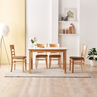 동서가구 캐빈 세라믹 4인용 식탁세트 (의자4EA)