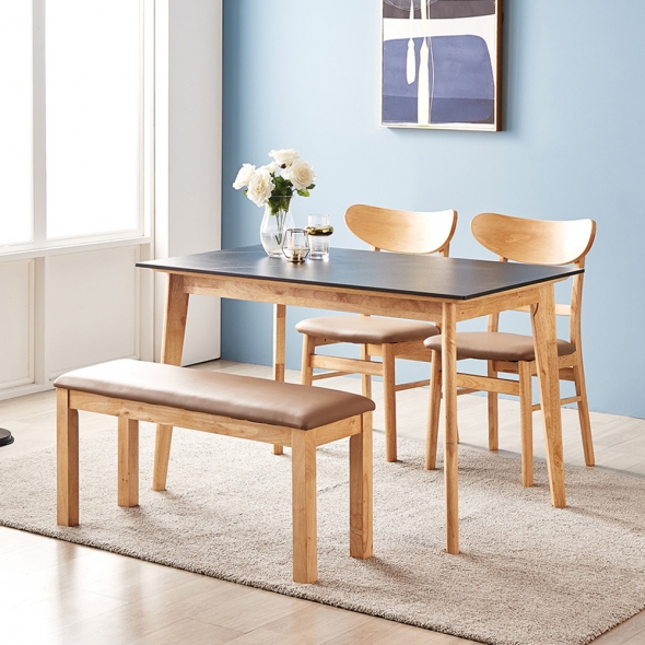 [단독특가] 동서가구 M카모 4인 식탁세트 의자/벤치형 모음