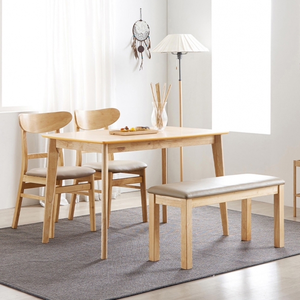 [단독특가] 동서가구 M카모 4인 식탁세트 의자/벤치형 모음