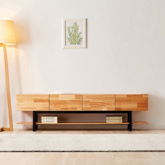 ★한정수량★동서가구 루베른 고무나무 1800 거실장