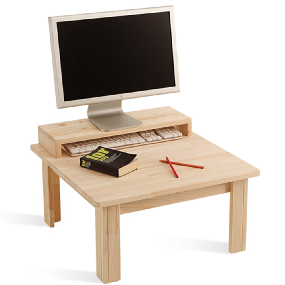 동서가구 편백나무 히노끼600원목 좌식책상세트