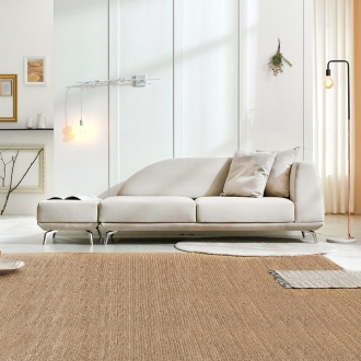 [단독특가] 동서가구 코비언 아쿠아 패브릭 2인 3인 소파 모음 (+스툴선택)