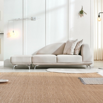 동서가구 코비언 아쿠아 패브릭 2인 소파 + 스툴