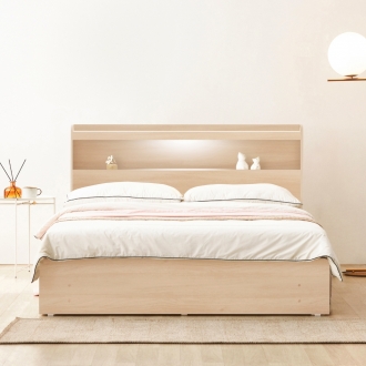 [단독특가]동서가구 이즈 카이 LED조명 수납 침대 프레임 SS / Q (+매트리스 선택)