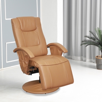 소티디자인 아바 가죽 각도조절 1인용 리클라이너 소파 의자