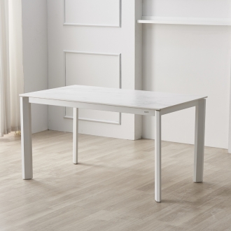 ★한정수량★ 동서가구 베네로 1400 4인용 세라믹 식탁 테이블(의자미포함)