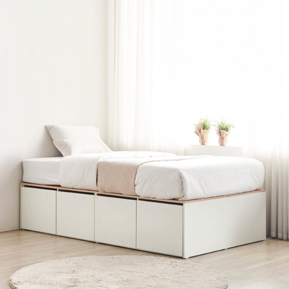 [단독특가] 동서가구 비비드 평상형 멀티 수납 벙커침대 SS 5종 모음 (+매트리스선택)