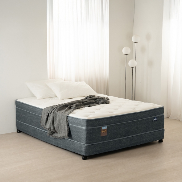 [단독특가] 동서가구 엘로 호텔형 시그니처 토퍼일체형 투매트리스 침대 SS / Q