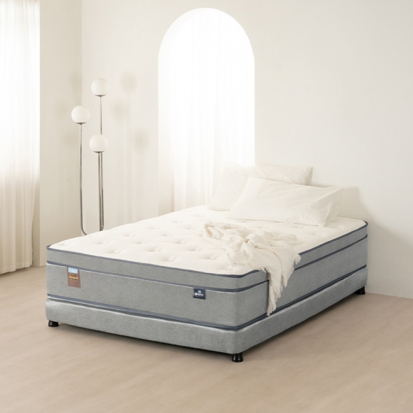 [단독특가] 동서가구 엘로 호텔형 시그니처 토퍼일체형 투매트리스 침대 SS / Q