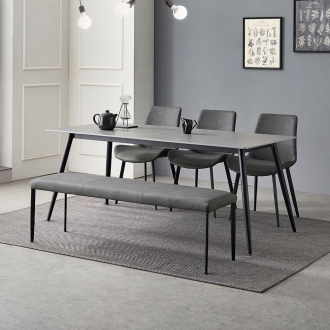 [단독특가] 동서가구 셀튼 세라믹 4인 식탁