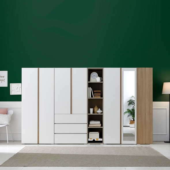 [단독특가] 동서가구 이즈 클래스 거울 옷장 세트 모음