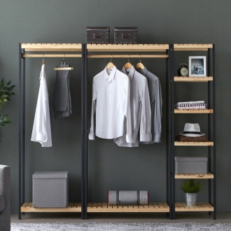 제이픽스 아이언 철제 옷장 3type