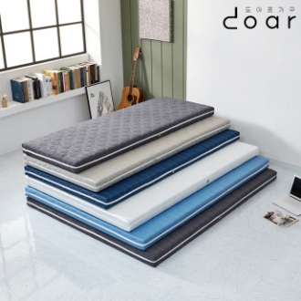 도아르 얇은 8cm 압축 견면 허리디스크 단단한 하드 토퍼 딱딱한 매트리스