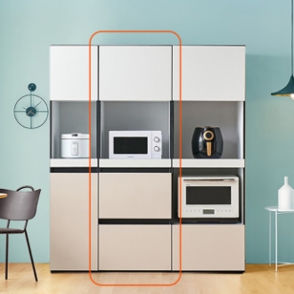 도아르 팬트리장 냉장고장 다용도 수납장 600 서랍 렌지대