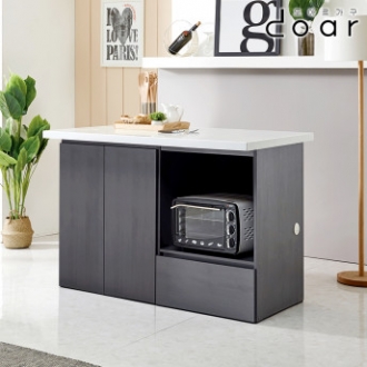 도아르 1200 인조대리석 아일랜드식탁 홈바 렌지대_퀸지3