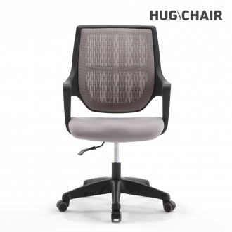 허그체어 노블 매쉬 회전 책상 의자 D100MB 블랙 노헤드 회전형