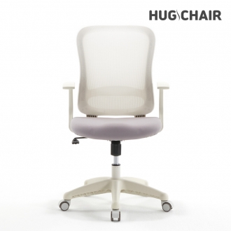 허그체어 알라딘 화이트 매쉬의자 DH300MG 책상 컴퓨터의자