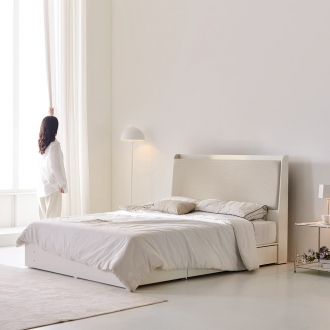 동서가구 프리미엄 벨로나 LED 조명 패브릭 슈퍼싱글 침대 프레임 SS