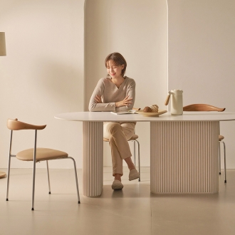 제이픽스 그레이스 포세린 통 세라믹 템바보드 1400 식탁 테이블 2type