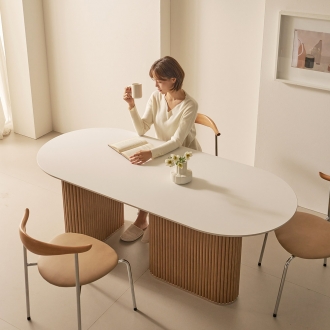 제이픽스 그레이스 포세린 통 세라믹 템바보드 2000 식탁 테이블 2type