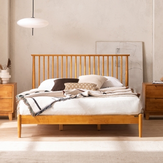 [디자이너스룸] 라헬 기본형 원목 침대 슈퍼싱글 (SS) 프레임