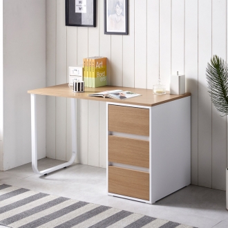 프린홈 플랫 서랍형 책상 세트 (1000/1200) 3color