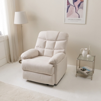 시월구일 루카 아쿠아텍스 1인용 수동 리클라이너 소파