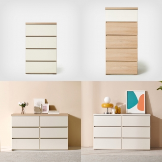 [소티디자인] 디프 & 디프2 속깊은 서랍장 시리즈 (600 / 800 / 1200 / 아일랜드 서랍장)