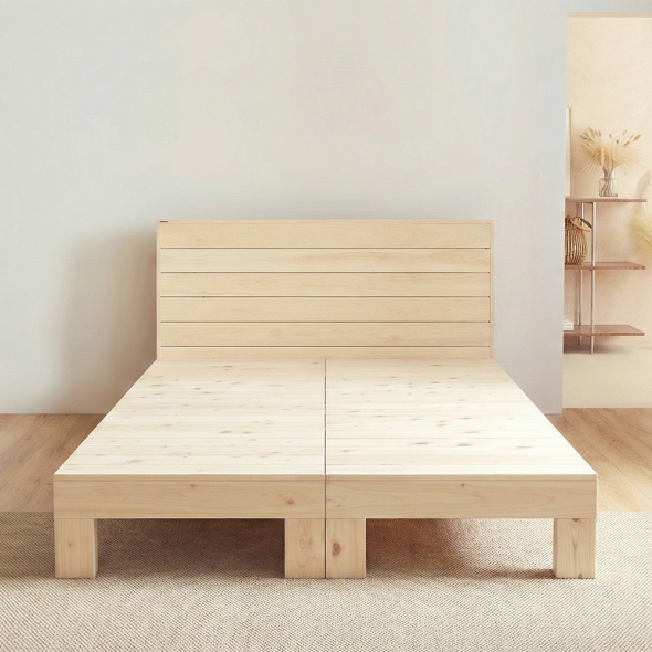 [단독특가]동서가구 케어 편백나무 통원목 기본헤드 S/SS/Q/K 모음 (+매트리스 선택)