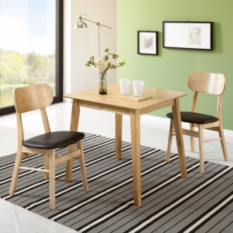 동서가구 아덴 2인 원목 식탁세트