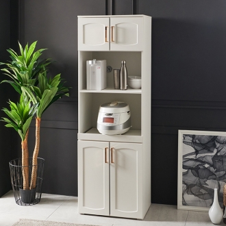 파로마 밀레 전자 렌지대 밥솥 키큰 주방 수납장 600 LPM