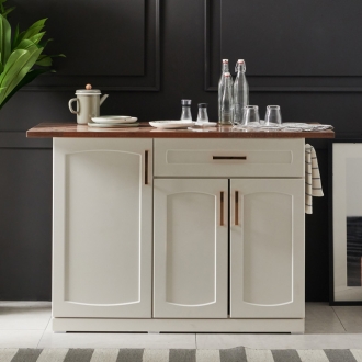 파로마 밀레 아일랜드 주방 수납장 홈바 식탁 테이블 조리대 1200