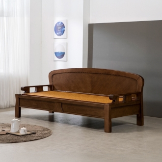 동서가구 하녹 소나무 원목 흙소파 (흙판보료)