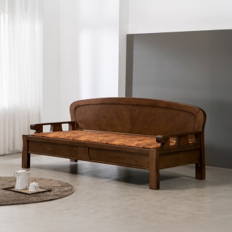 동서가구 하녹 소나무 원목 흙소파 (황토볼보료/ 흙판보료)