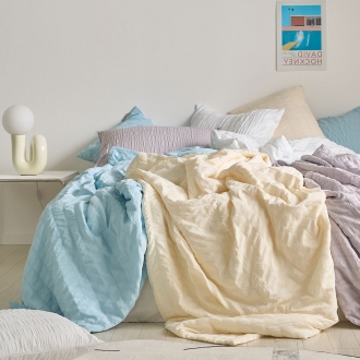 프로텍트어베드 마르셀린 아로하 시어서커 여름 차렵이불 베개커버 세트 SS/Q모음