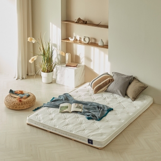 매트리 슬림 10cm 마이크로스프링 토퍼 바닥 침대 매트리스 S SS Q K