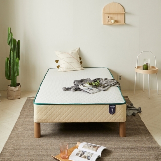 매트리 올인원 독립 포켓스프링 일체형침대 매트리스 원룸 1인용 침대 S SS
