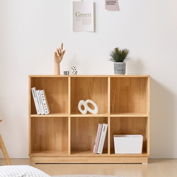 [단독특가] 동서가구 토프 E0 고무나무 원목 교구장 책장 15종 모음